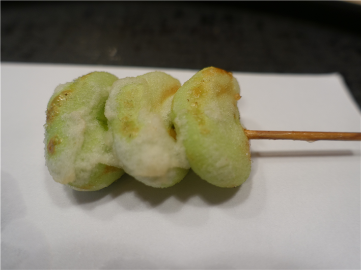 fava bean tempura